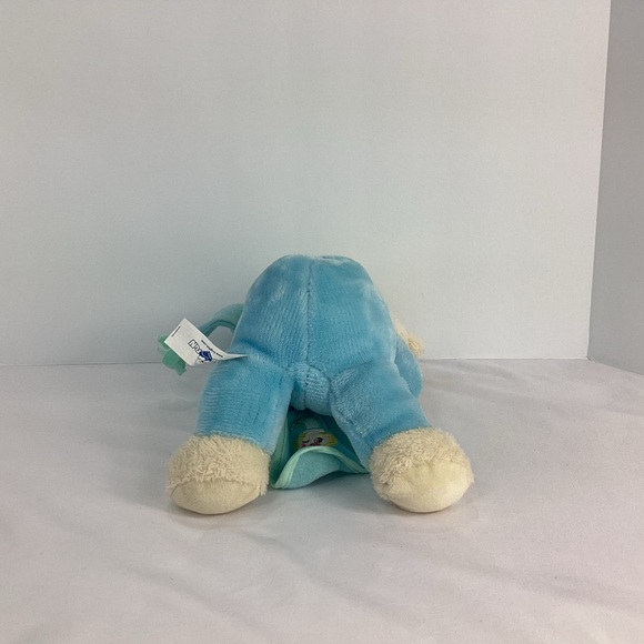 Hugfun Sleepy Prayer Bear 10" Plush Green Light Up Recites "Lay Me Down Sleep” - Picture 6 of 10